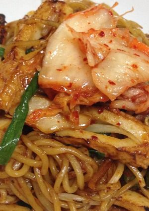 簡単キムチ焼きそば-レシピのメイン写真