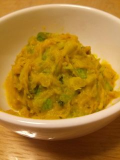 カボチャの煮物でサラダ(カレー風味)-レシピのメイン写真