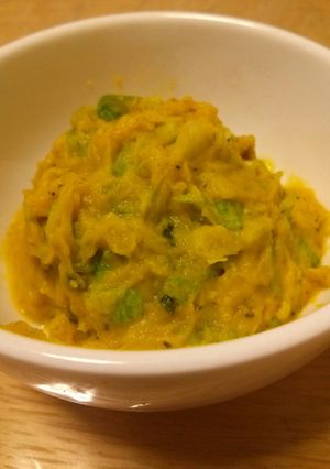 カボチャの煮物でサラダ(カレー風味)-レシピのメイン写真