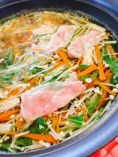野菜たっぷり巻き☆我家のヘルシー豚しゃぶ-レシピのメイン写真