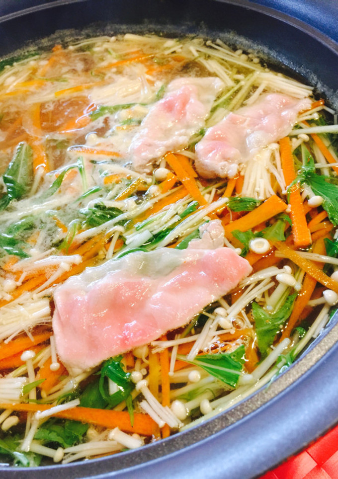 野菜たっぷり巻き☆我家のヘルシー豚しゃぶ-レシピのメイン写真