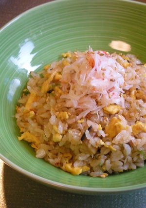 香りと旨味がたっぷりの毛ガニ炒飯♪-レシピのメイン写真