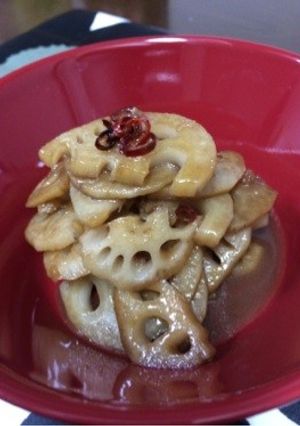 ピリ辛レンコンきんぴら-レシピのメイン写真