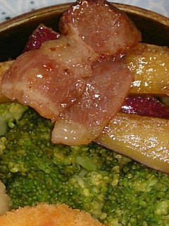 さつまいもとベーコンのスパイシーきんぴら-レシピのメイン写真