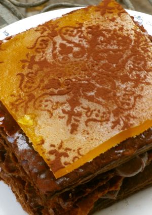 チョコレートとオレンジのミルフィーユパイ-レシピのメイン写真