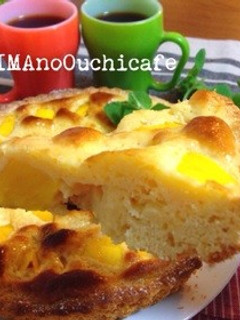 ホケミで簡単!マンゴーのクラフティタルト-レシピのメイン写真