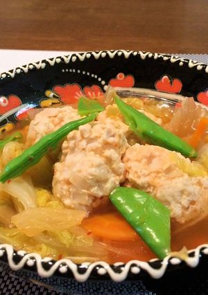 キムチ風味の肉団子煮-レシピのメイン写真