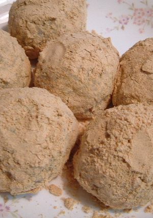レンジできなこのおはぎ-レシピのメイン写真