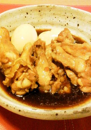 簡単濃いめ甘めの手羽元煮-レシピのメイン写真