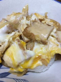 厚揚げの卵とじ丼-レシピのメイン写真