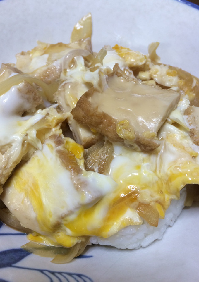 厚揚げの卵とじ丼-レシピのメイン写真