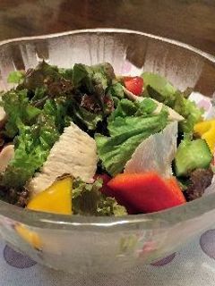 ボリュームたっぷりチキンサラダ-レシピのメイン写真