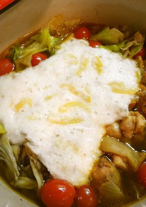 トロっと爽やか♪塩レモンとろろのカレー鍋-レシピのメイン写真