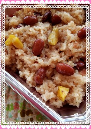 煮汁大活躍★秋★金時豆入り栗おこわ-レシピのメイン写真