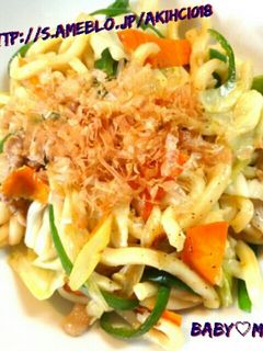 簡単/和風焼きうどん-レシピのメイン写真