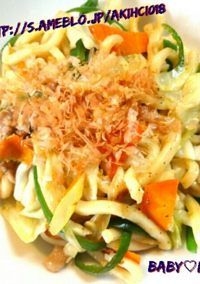 簡単／和風焼きうどん-レシピのメイン写真