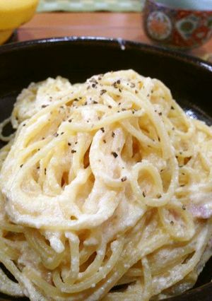 豆乳でヘルシー*だけど濃厚カルボナーラ-レシピのメイン写真
