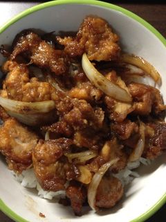 さっぱりガッツリ唐揚げ丼-レシピのメイン写真