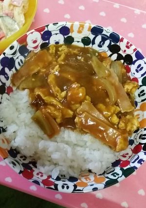 15分で♥カフェ風ベーコンエッグカリー-レシピのメイン写真