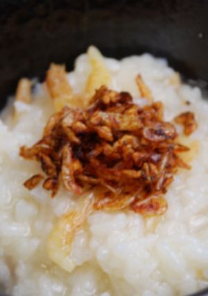 土鍋ご飯☆貝柱と海老のお粥-レシピのメイン写真