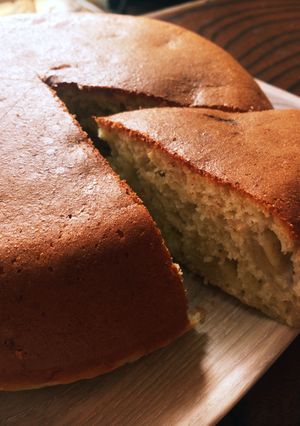 フライパンでバナナケーキ-レシピのメイン写真