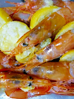バーベキューなら海老の塩レモン焼き-レシピのメイン写真