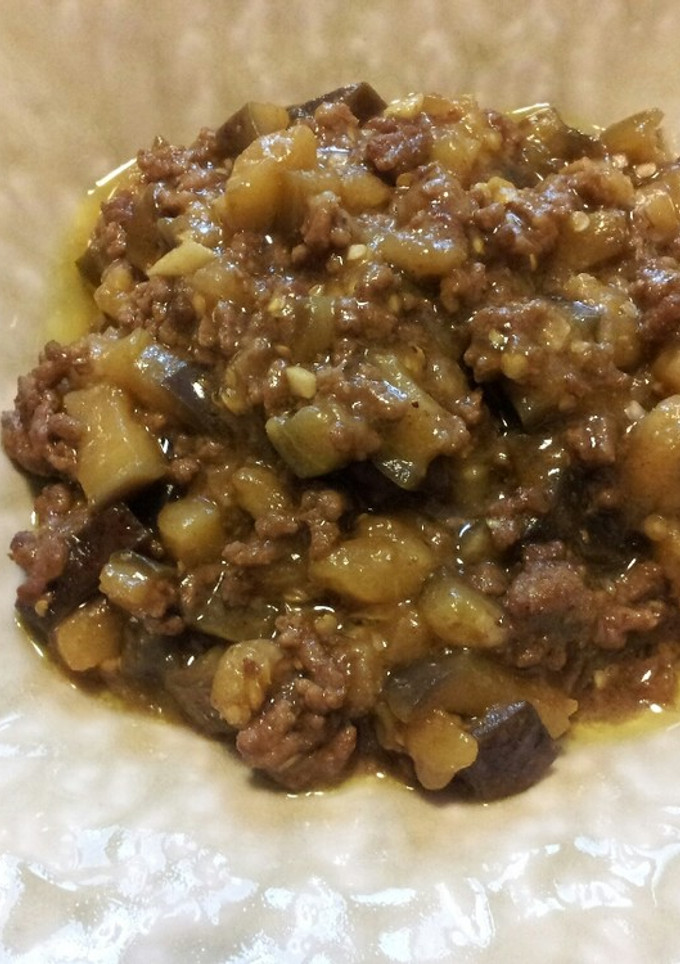 ひき肉と茄子のカレー炒め-レシピのメイン写真
