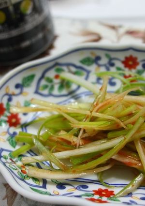 千切りねぎの豆板醤和え-レシピのメイン写真