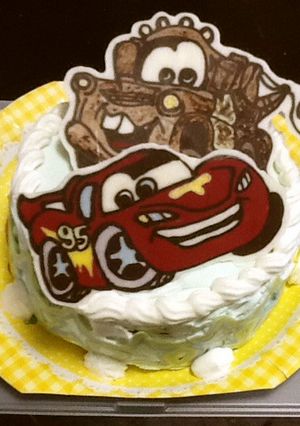 赤のデコペンでキャラチョコ♡カーズ-レシピのメイン写真