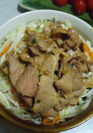 焼肉目玉焼き丼-レシピのメイン写真