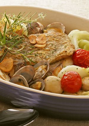 アクアパッツァ風鮮魚の蒸し物-レシピのメイン写真
