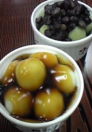 みたらし団子＆小豆のせ抹茶団子-レシピのメイン写真