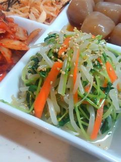 ~ナムル~豆苗☆もやし☆人参-レシピのメイン写真
