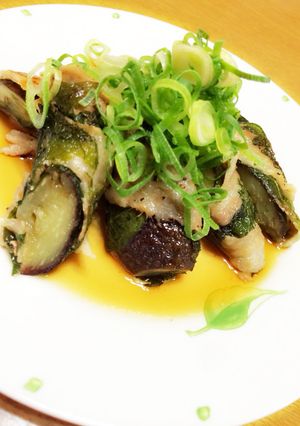 ナスの豚肉巻き-レシピのメイン写真