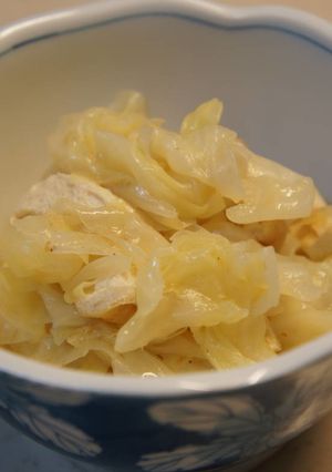 キャベツと油揚げの煮物-レシピのメイン写真