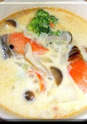 サーモンのクリームスープ-レシピのメイン写真
