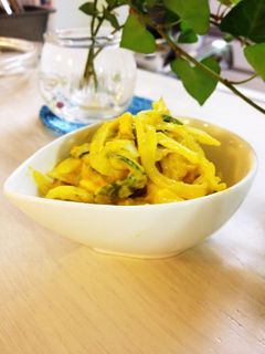 簡単!シャキシャキ玉ねぎのかぼちゃサラダ-レシピのメイン写真