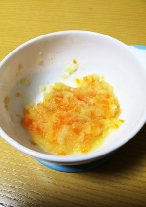 離乳食♡下痢に効く？！芋人檎！-レシピのメイン写真
