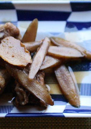 手羽元とごぼうの煮込み-レシピのメイン写真