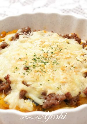 かぼちゃとひき肉のグラタン♪-レシピのメイン写真