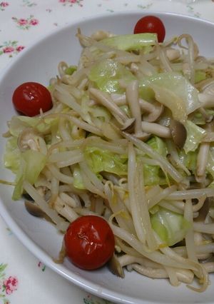 ガリバタ醤油野菜炒め-レシピのメイン写真
