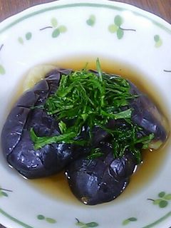 レンジで茄子の煮浸し風♪-レシピのメイン写真