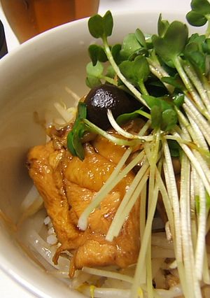 鶏照り焼き風どんぶり-レシピのメイン写真