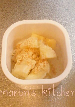 《離乳食中期》簡単♡きなこバナナ-レシピのメイン写真