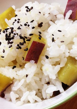 一手間で美味しい！基本のさつまいもご飯-レシピのメイン写真