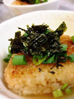 うなぎのタレで焼きおにぎり!だし汁かけ-レシピのメイン写真