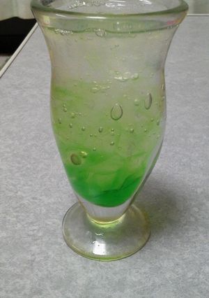 簡単 爽やか ぷるぷるゼリーソーダ-レシピのメイン写真