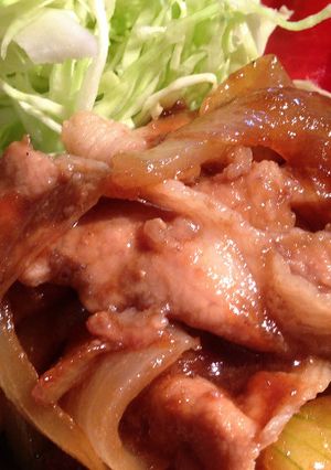 豚こま肉なのにボリューム満点 生姜焼き-レシピのメイン写真