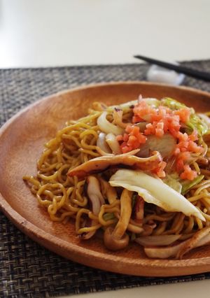 コストコ柔らか焼きイカで☆イカ焼きそば♪-レシピのメイン写真