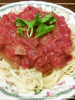 セロリとベーコンのパスタ-レシピのメイン写真